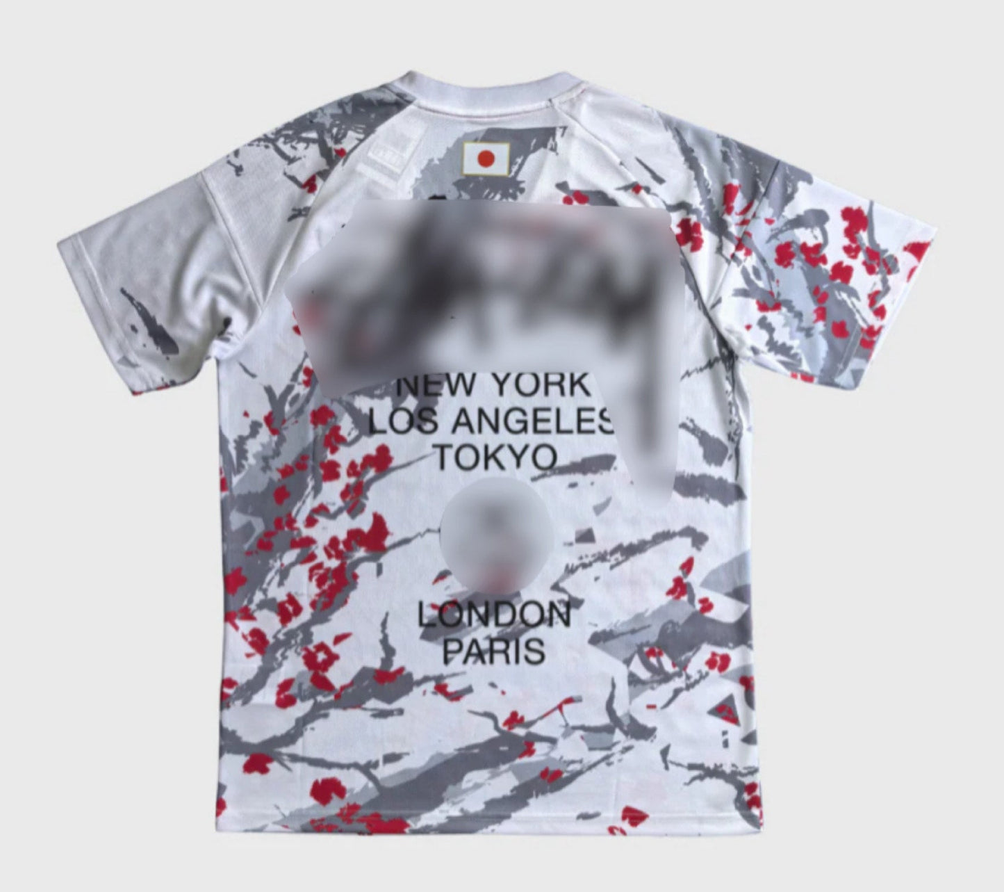 STÜSSY x “JAPAN” JERSEY - RED BLOSSOM